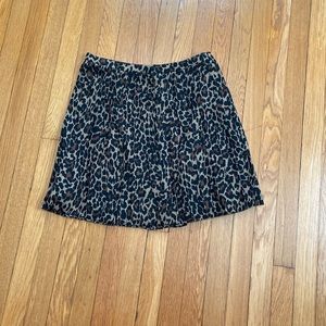 Jcrew leopard skirt